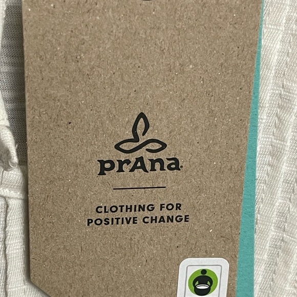 prAna Ocupas Popover Top in‎ Soft White Size S NWT - Picture 10 of 10